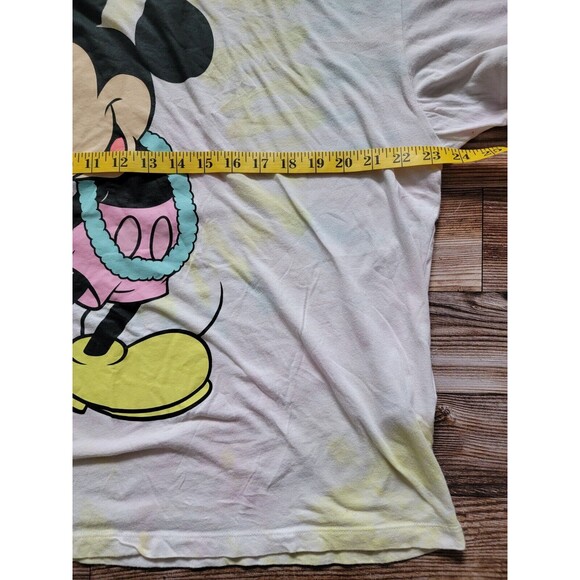 Divided By H&M Mickey Mouse Disney T-Shirt Size Large Tie Dye PreOwned - Picture 3 of 10